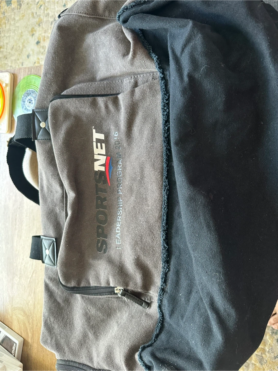 Field & Co Sportsnet branded duffle bag