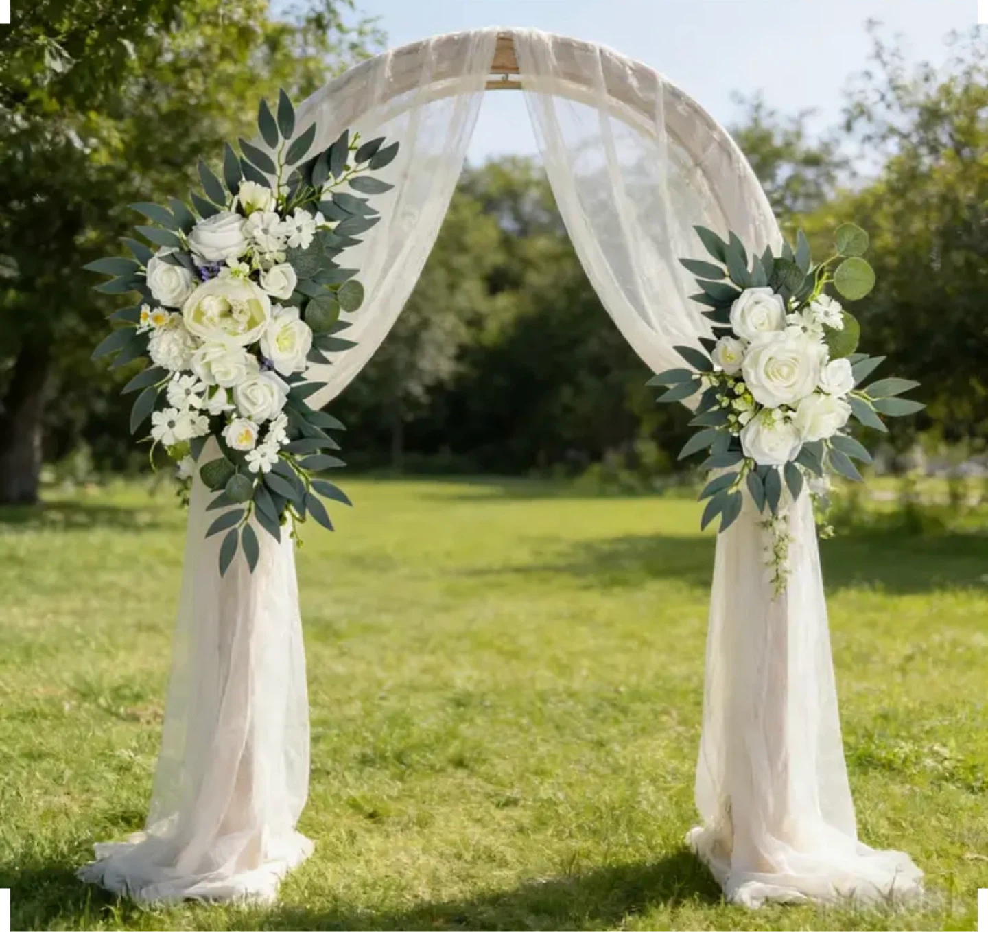Wedding Arch Flower Swag Set