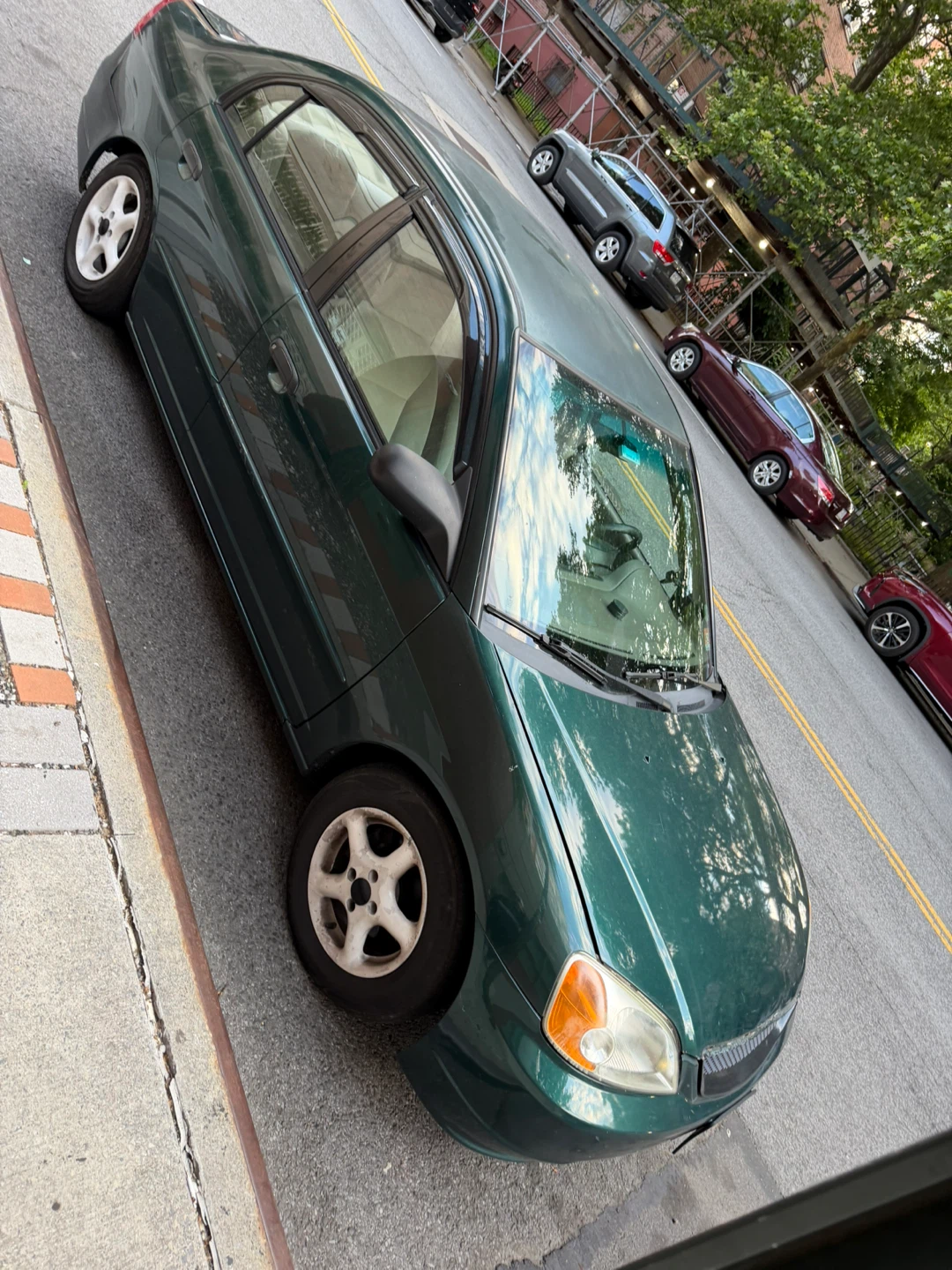 2003 Honda Civic Sedan Dark Green - photo 2