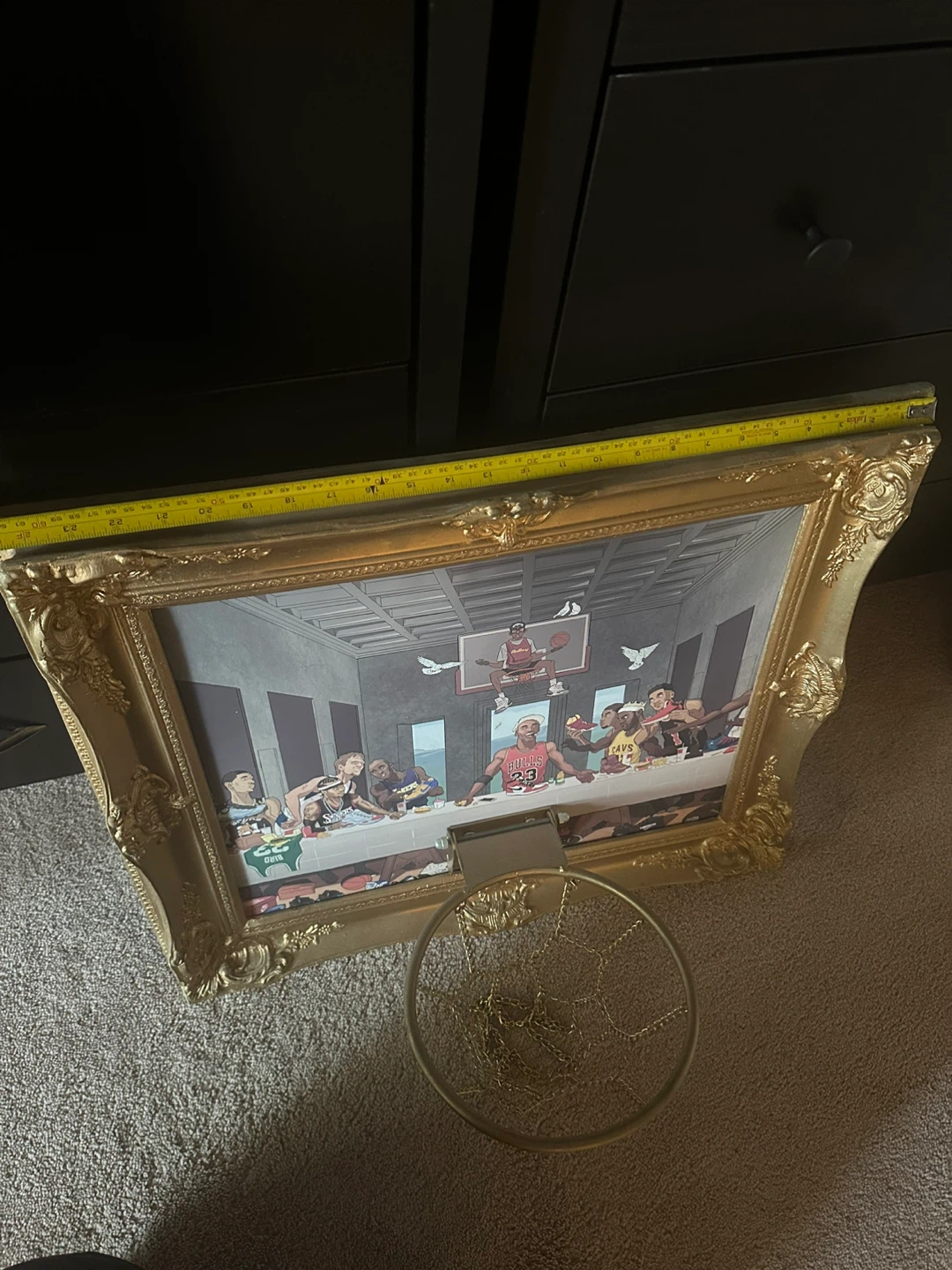 Gimmehoop Canvas Basketball Hoop - Michael Jordan Art - photo 3