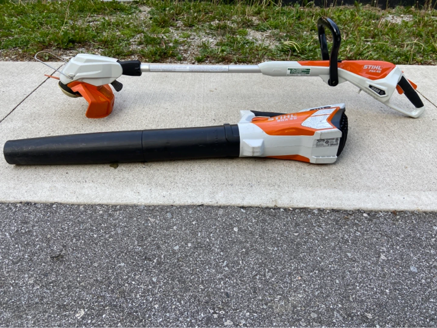 STIHL FSA 45 String Trimmer & BGA 57 Blower