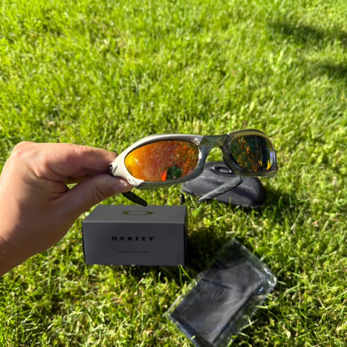 Oakley Sunglasses with Orange Lenses
