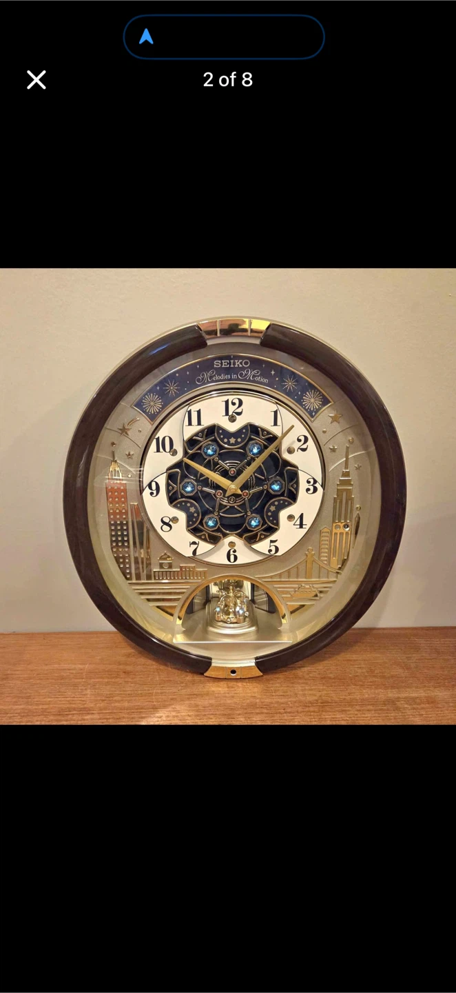 Seiko Melodies in Motion Musical Clock