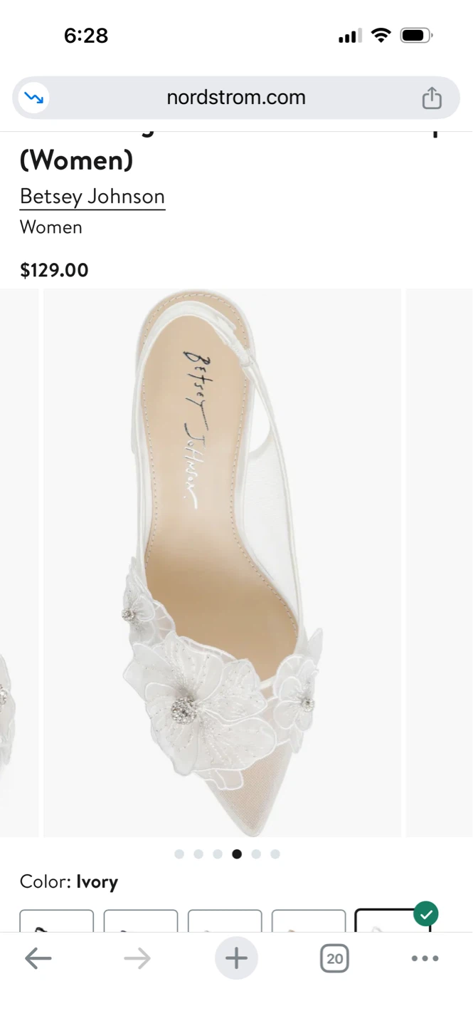 Petra Slingback Pointed Toe Pump (Women) - photo 3