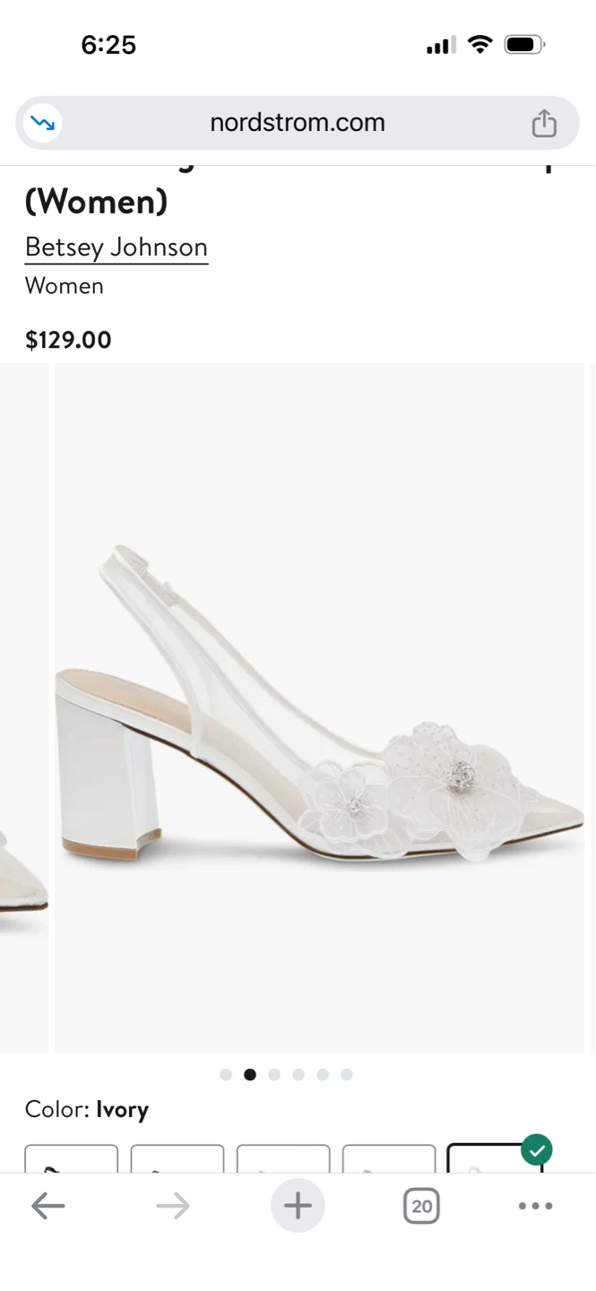 Petra Slingback Pointed Toe Pump (Women) - photo 2