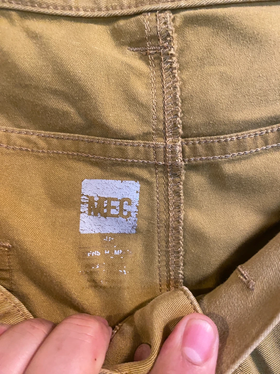 Men’s MEC Pants Mustard Yellow - photo 3