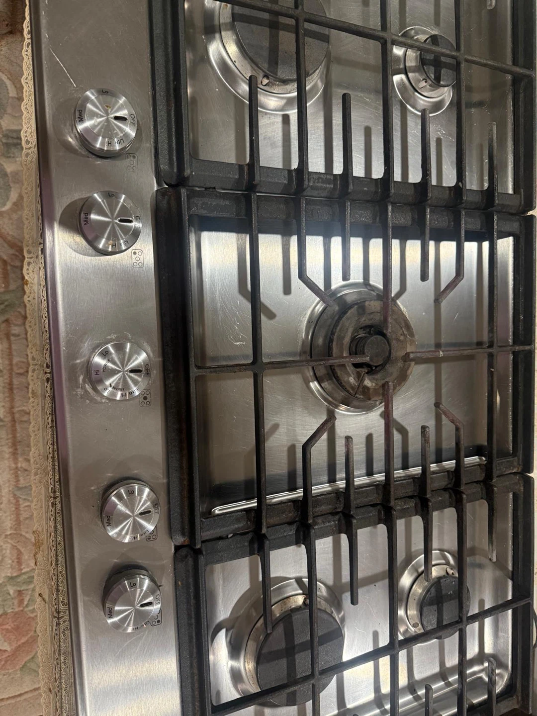 KitchenAid Stainless Steel Gas Cooktop 30 inch with 5 burner - photo 2