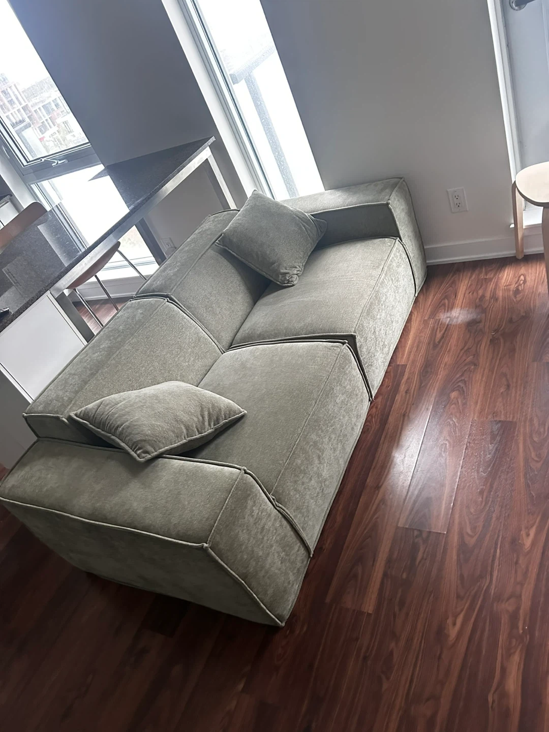 Modular Sectional Sofa with Pillows - photo 4