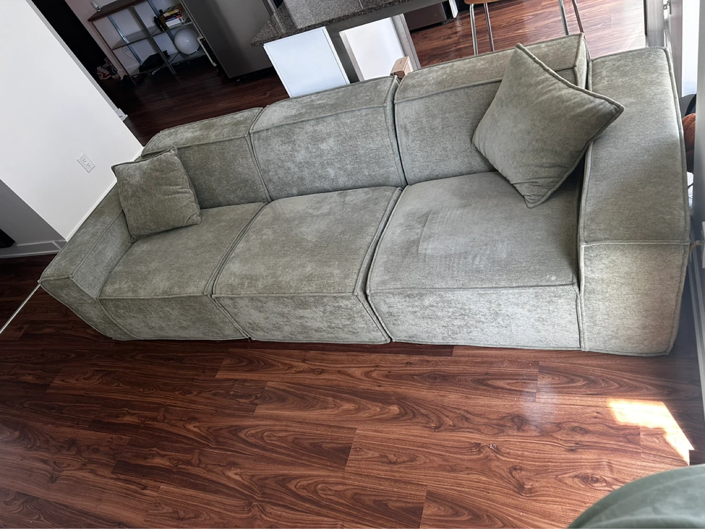 Modular Sectional Sofa with Pillows - photo 2
