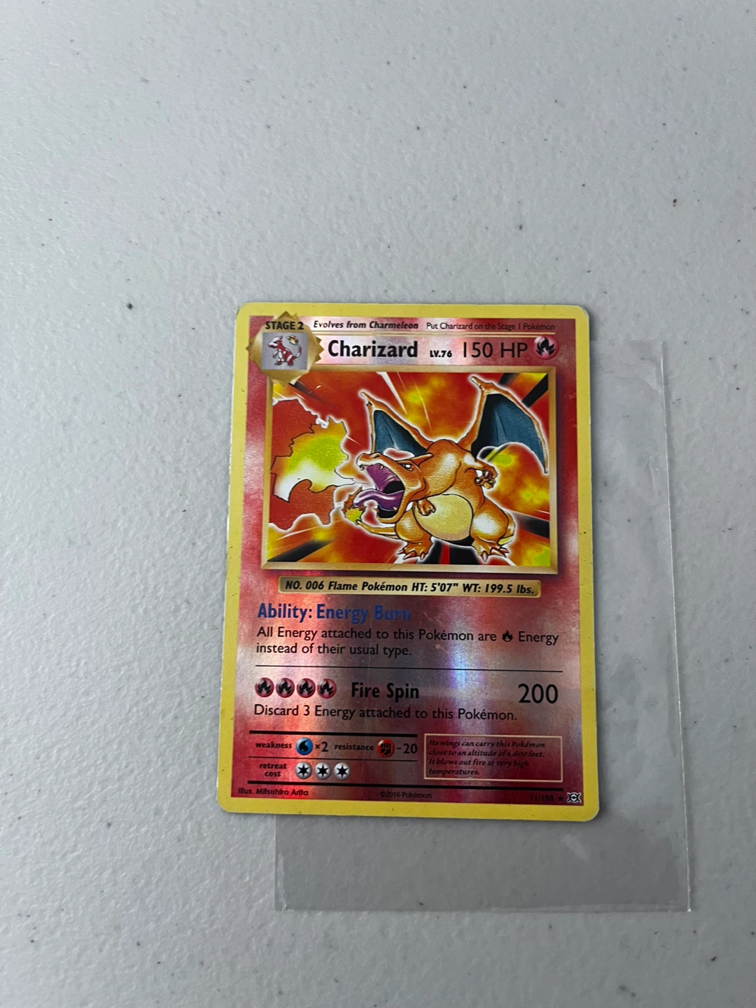 Pokemon Charizard LV.76 Trading Card