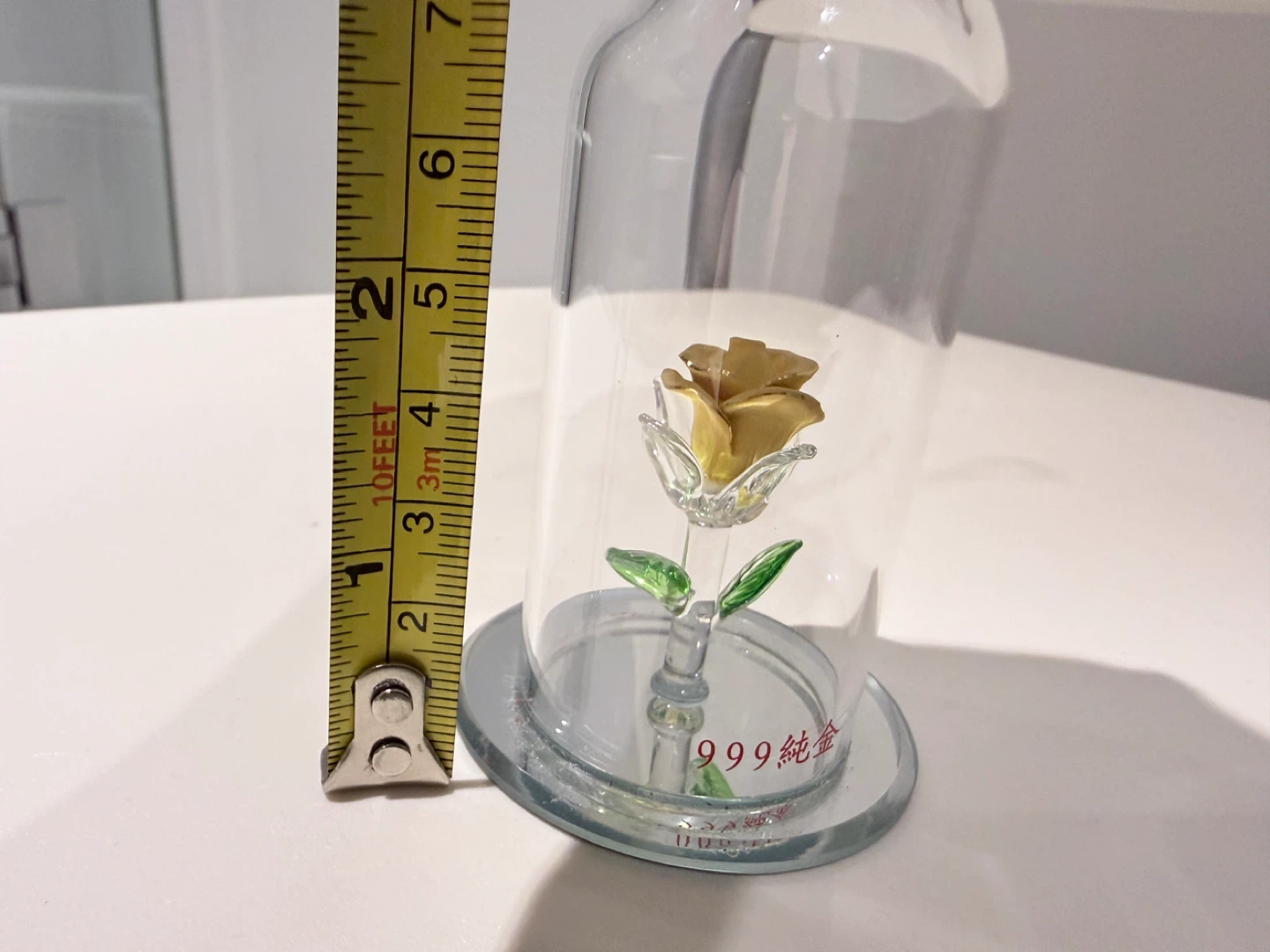 Gold Rose in glass Display - photo 4