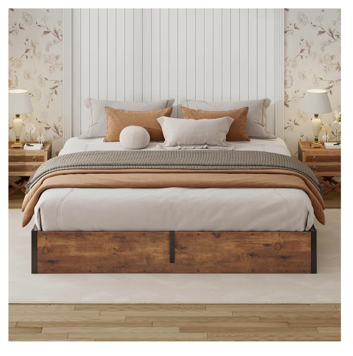 Queen Size Lift Up Storage Platform Bed Frame - photo 2
