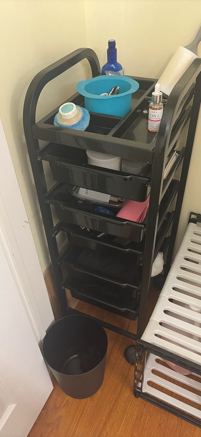 Metal cart / spa cart/ hair saloon cart - photo 2
