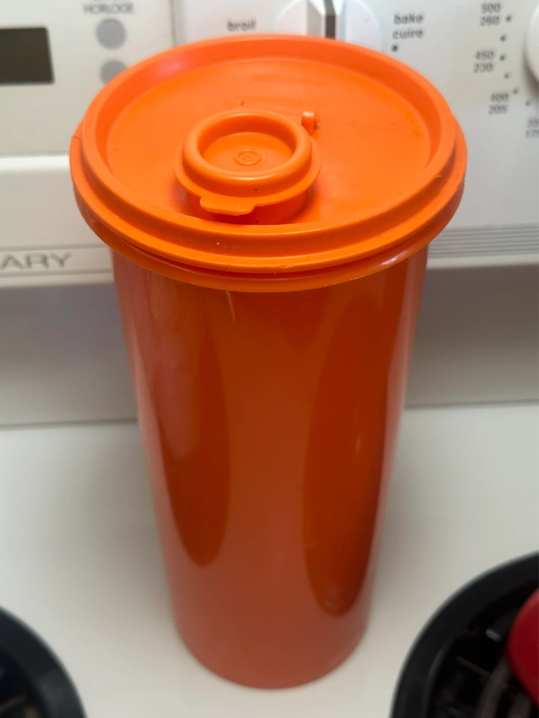 Tupperware orange  Slimline Pitcher 262-3 great condition
