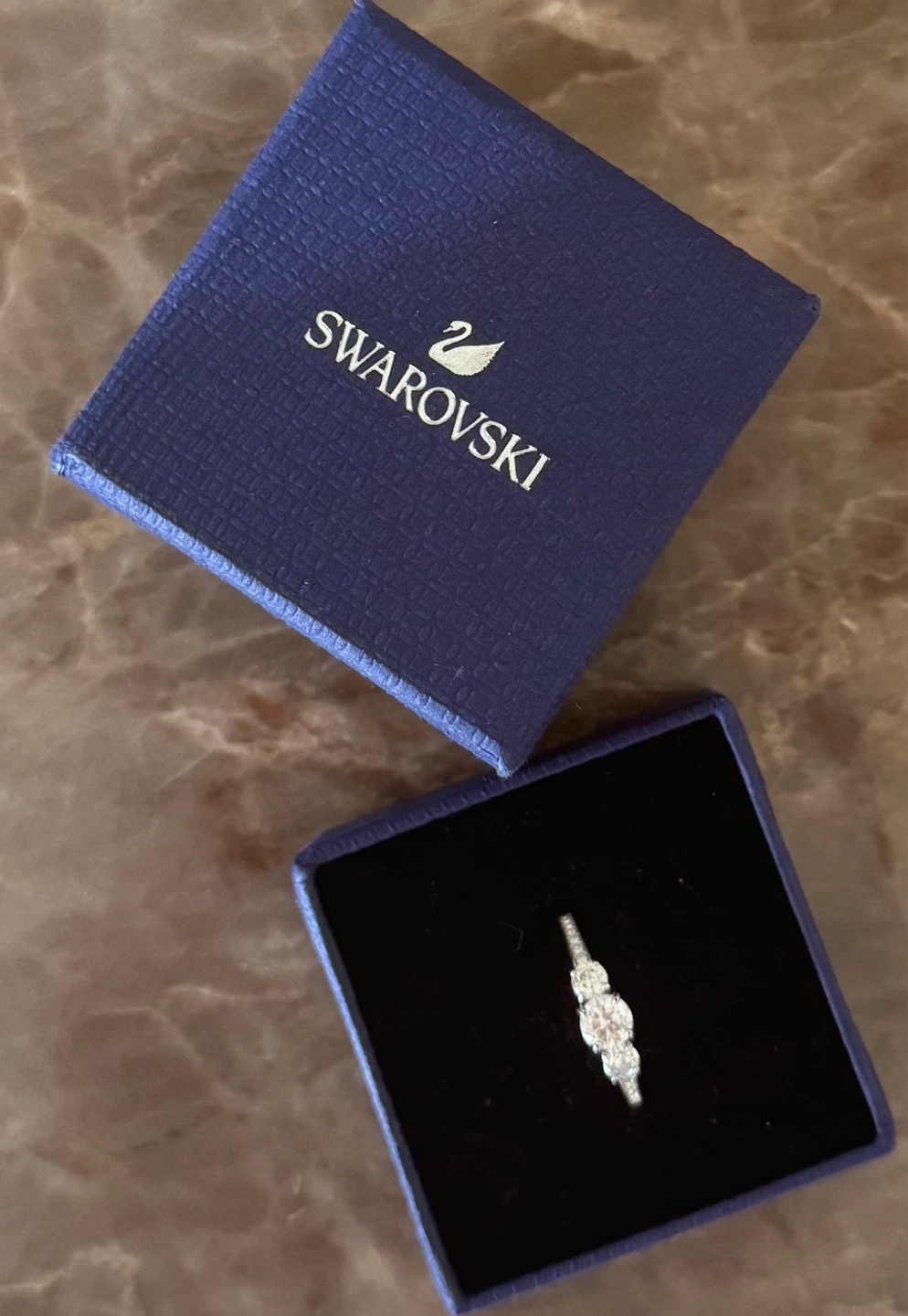 Swarovski Ring with Crystals