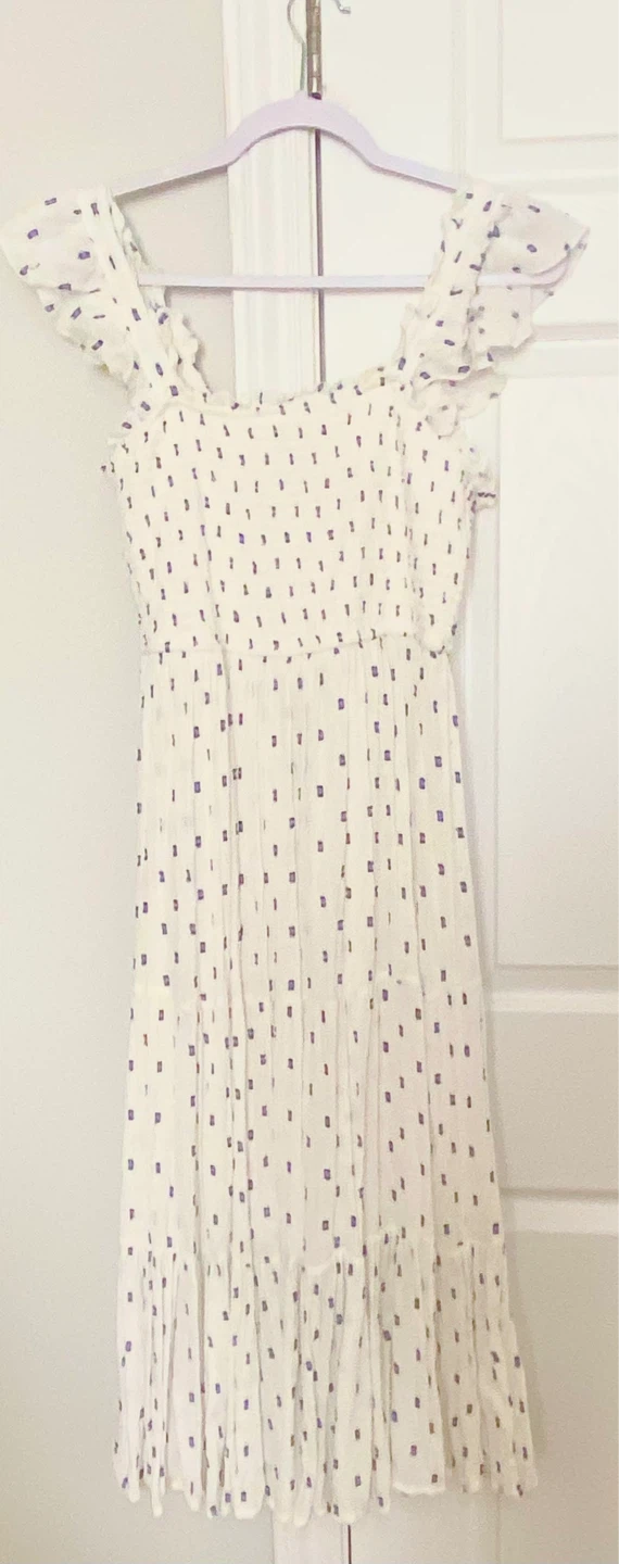 B-O-G Collective White Printed Maxi Dress - Size M - photo 2