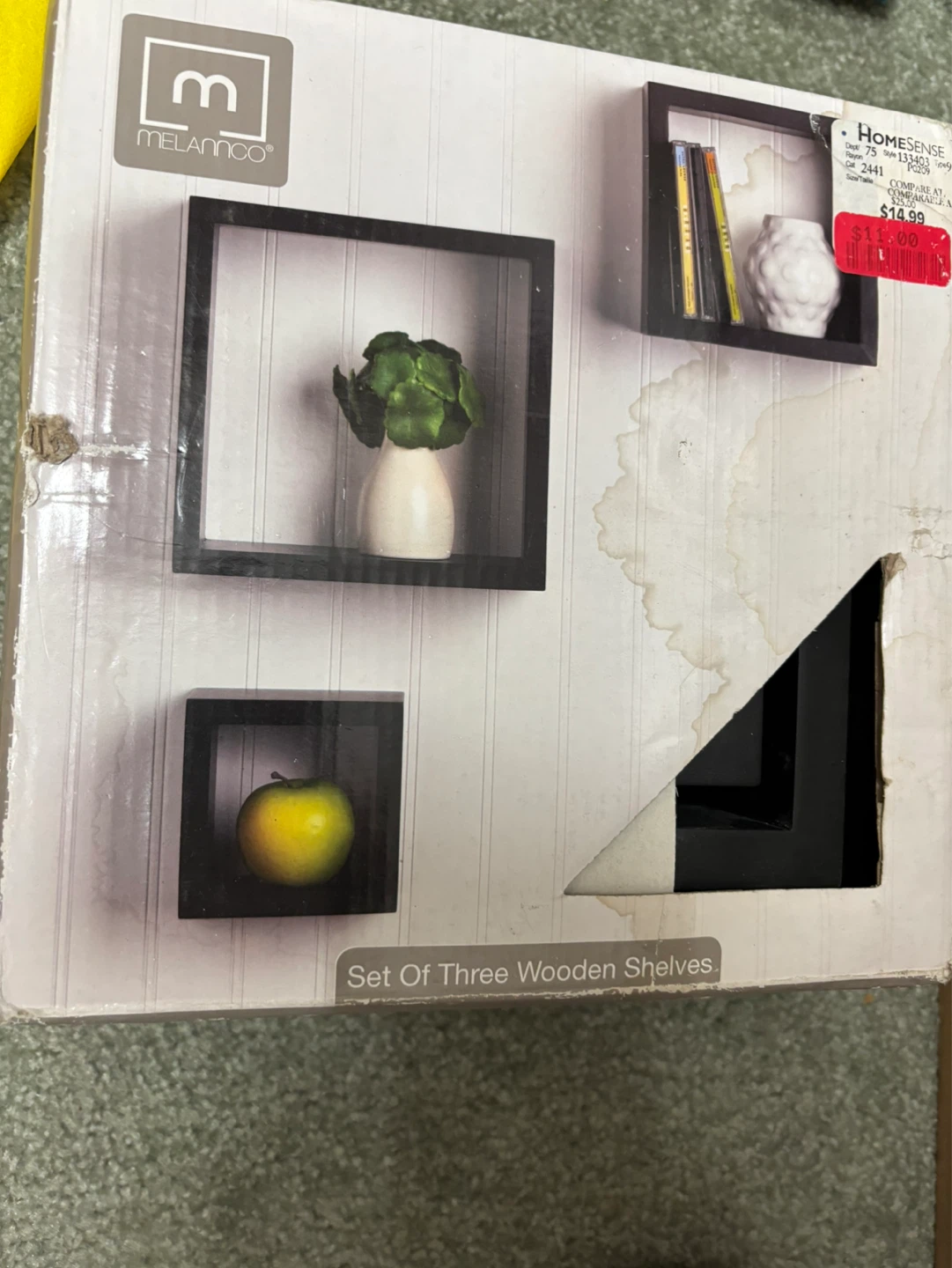 Set Of Three Wooden Shelves new - photo 2