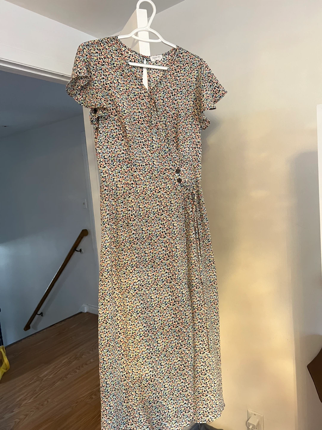 Midi Dress with Floral Print