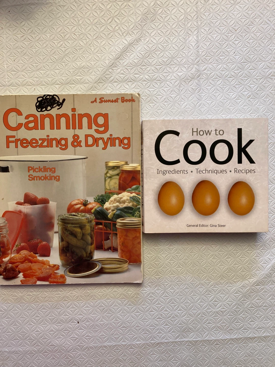 Cookbooks How to Cook & Canning Freezing