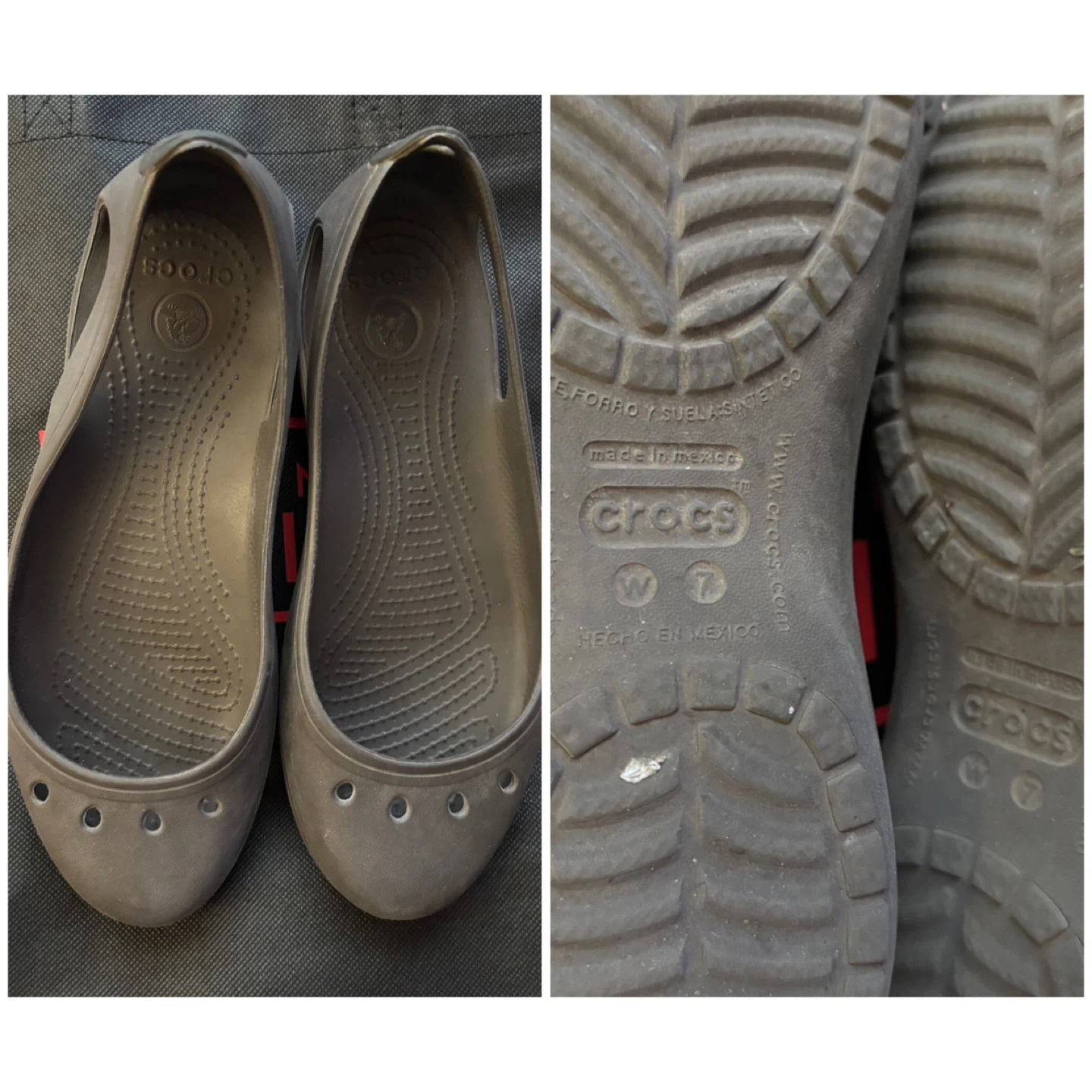 (Crocs) Ballet Flats - *Grey/Size 7*