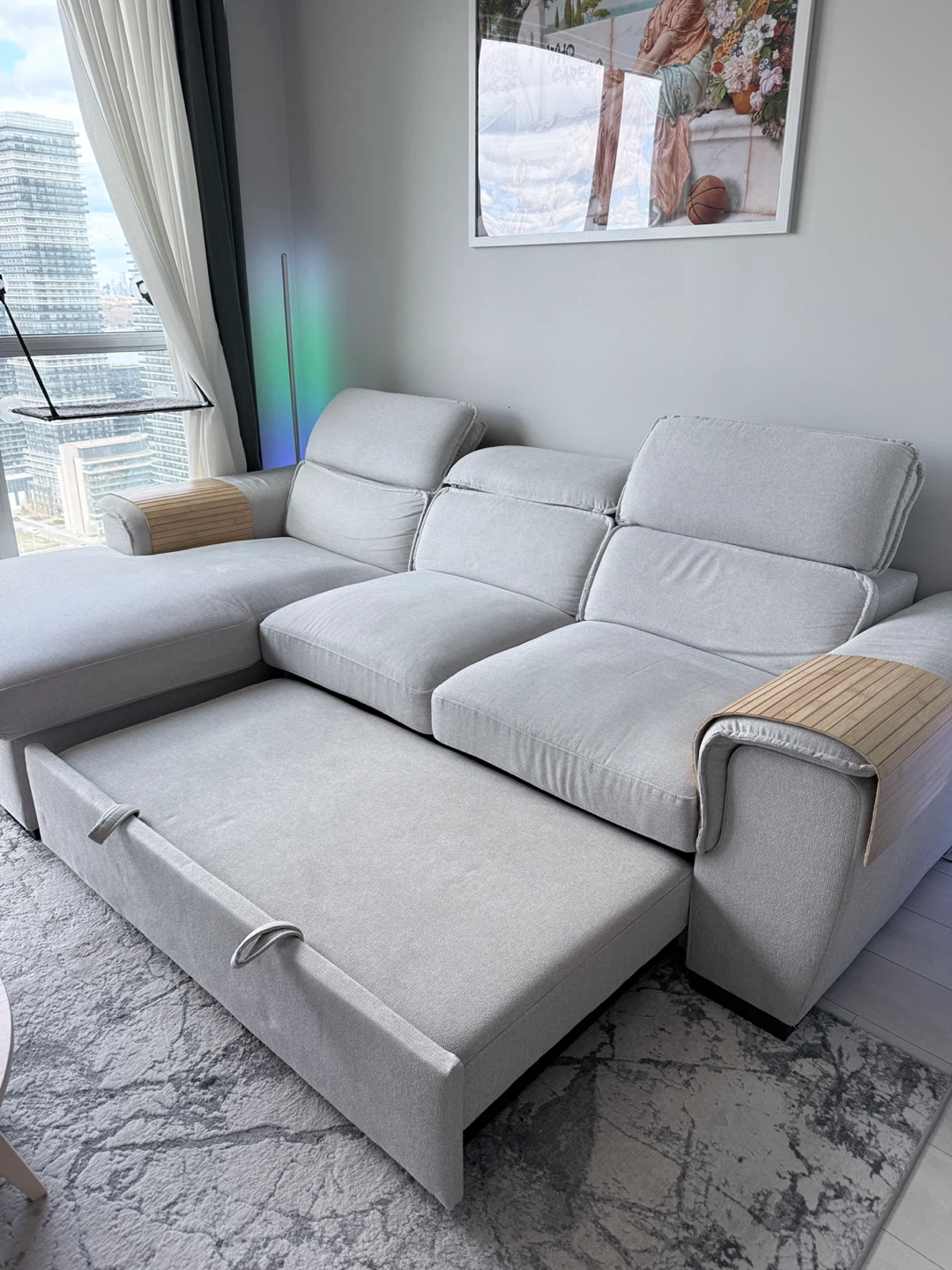 ODETTE sectional sofa-bed with storage | Structube - photo 5