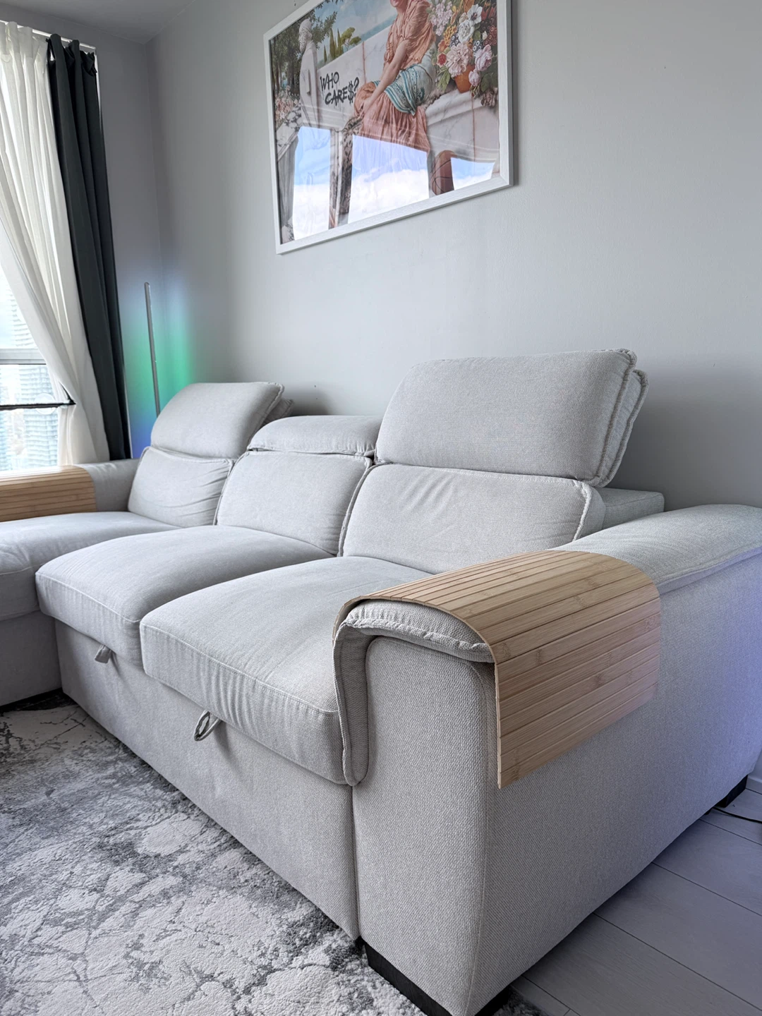 ODETTE sectional sofa-bed with storage | Structube - photo 2