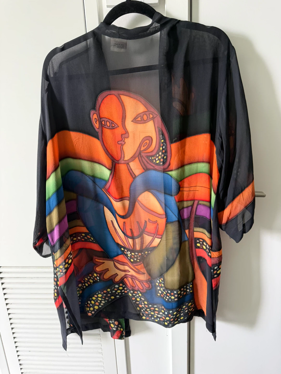 Art Print Kimono Cardigan size L - photo 2