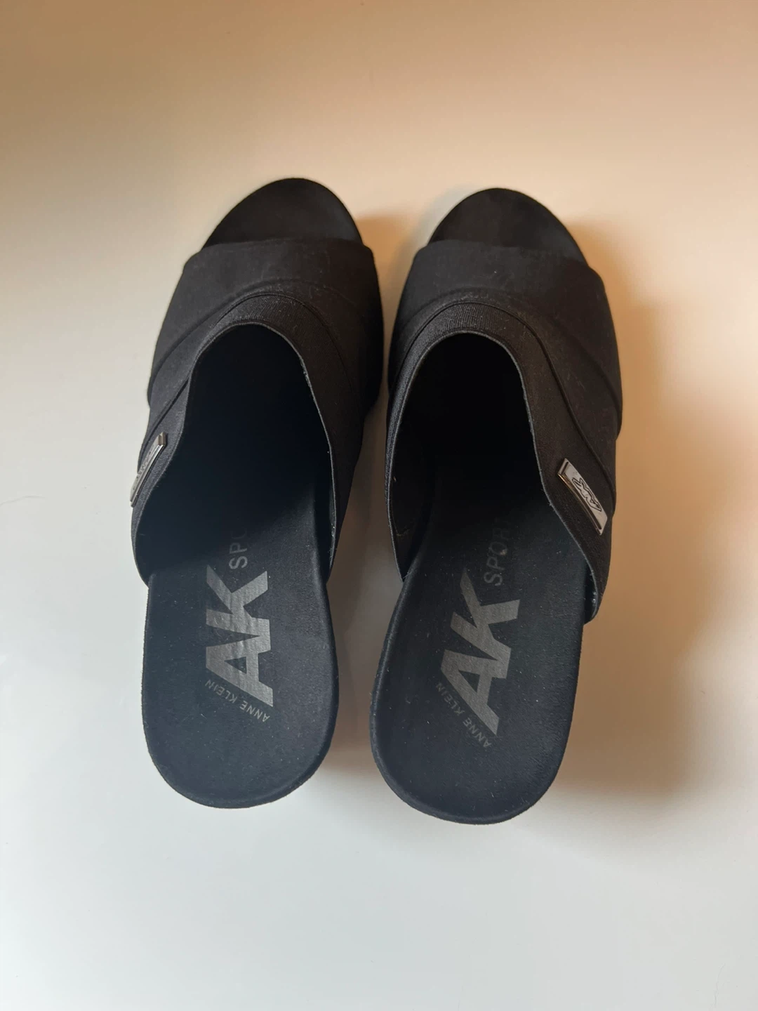 Anne Klein Sport Wedge Mules - Black - photo 3