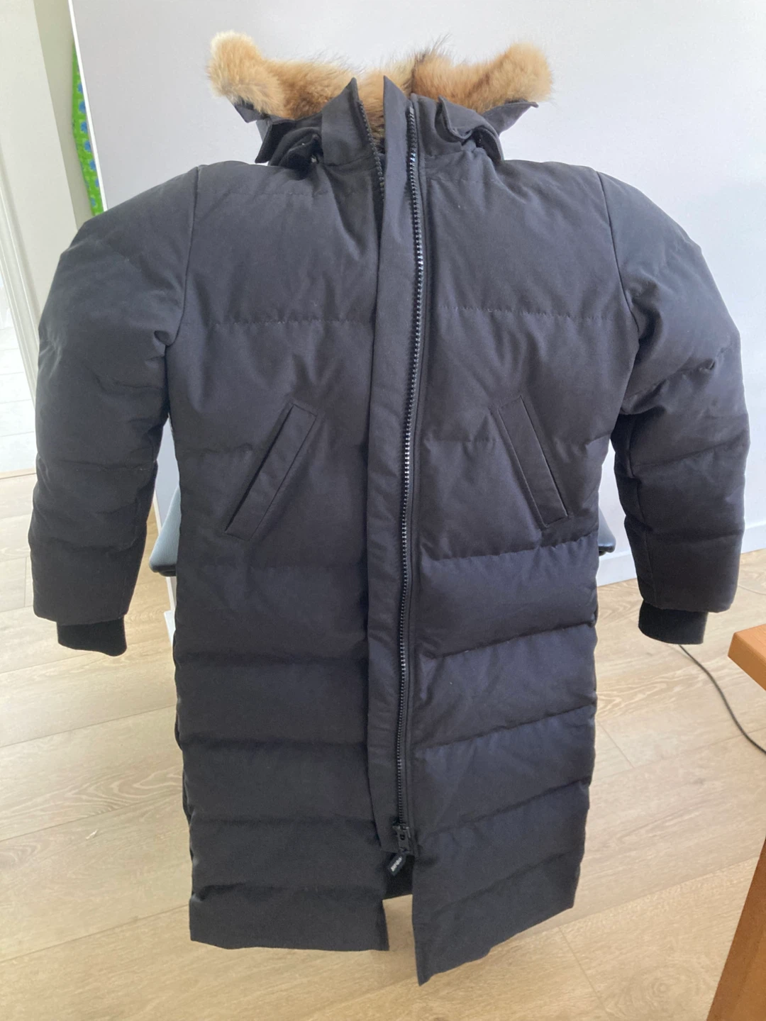 Canada Goose Black Down Parka - Size S