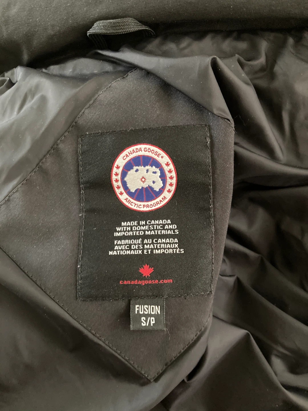 Canada Goose Black Down Parka - Size S - photo 2