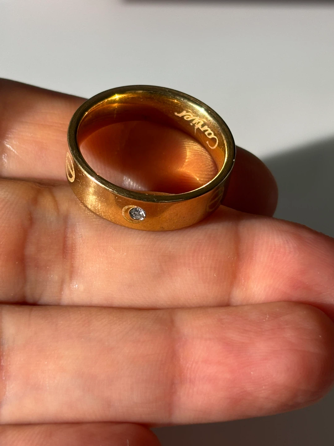 Love Ring with Diamond