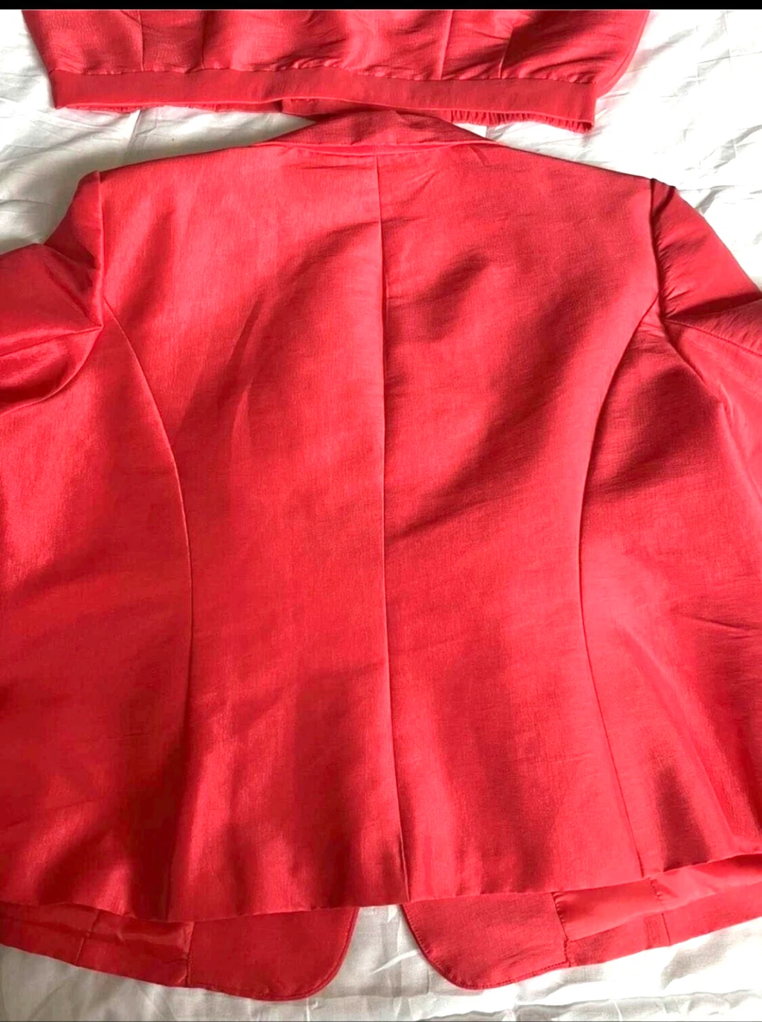 Stunning Coral Skirt & Blazer formal set - photo 5