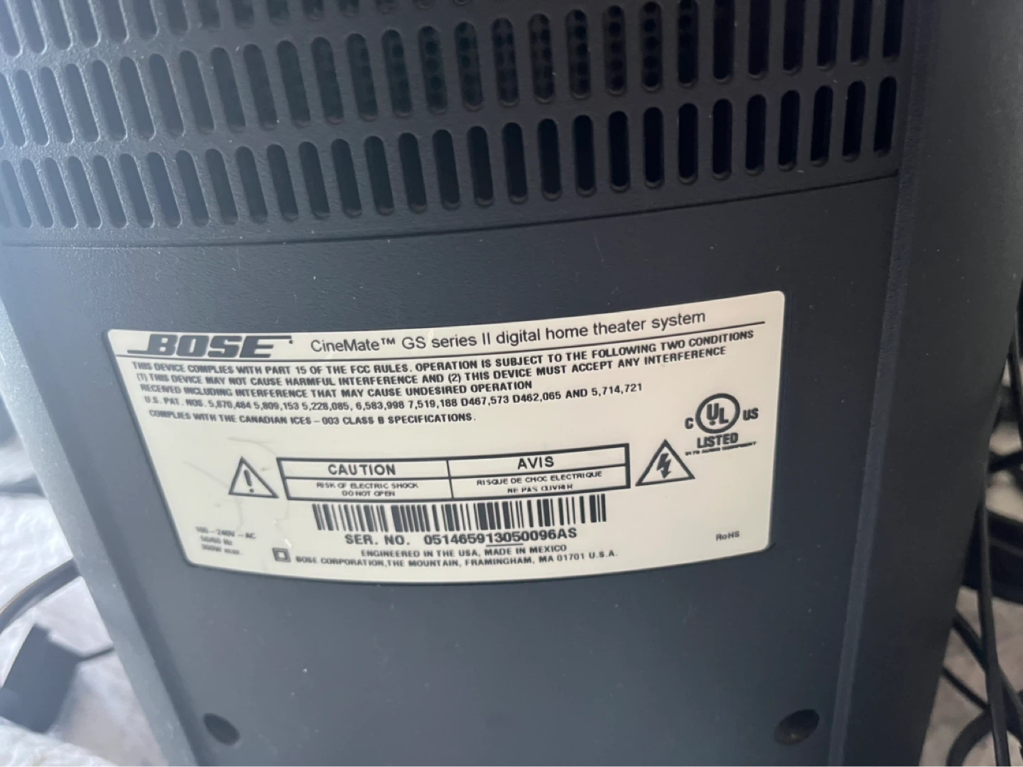 Bose Multimedia Speaker System