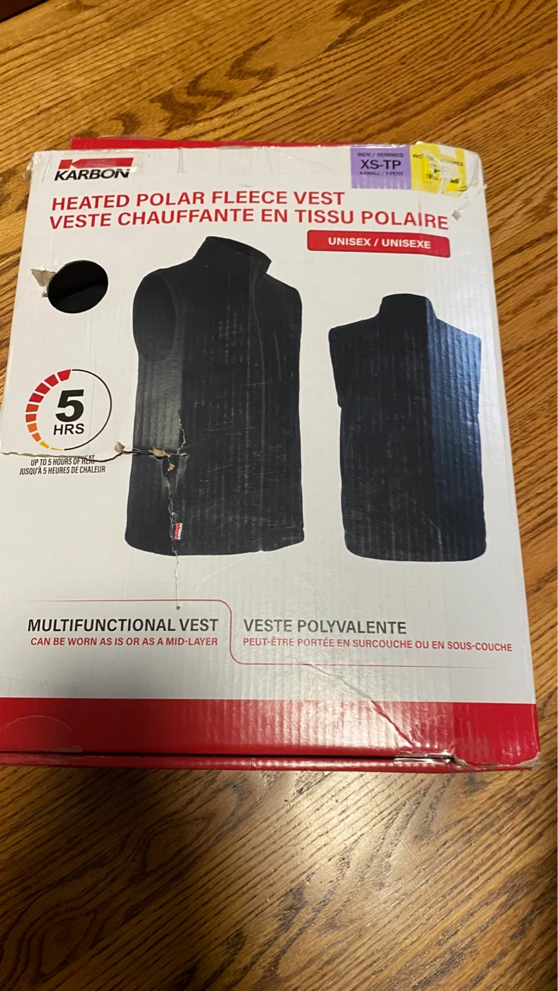 NEW Karbon Heated Polar Fleece Vest
