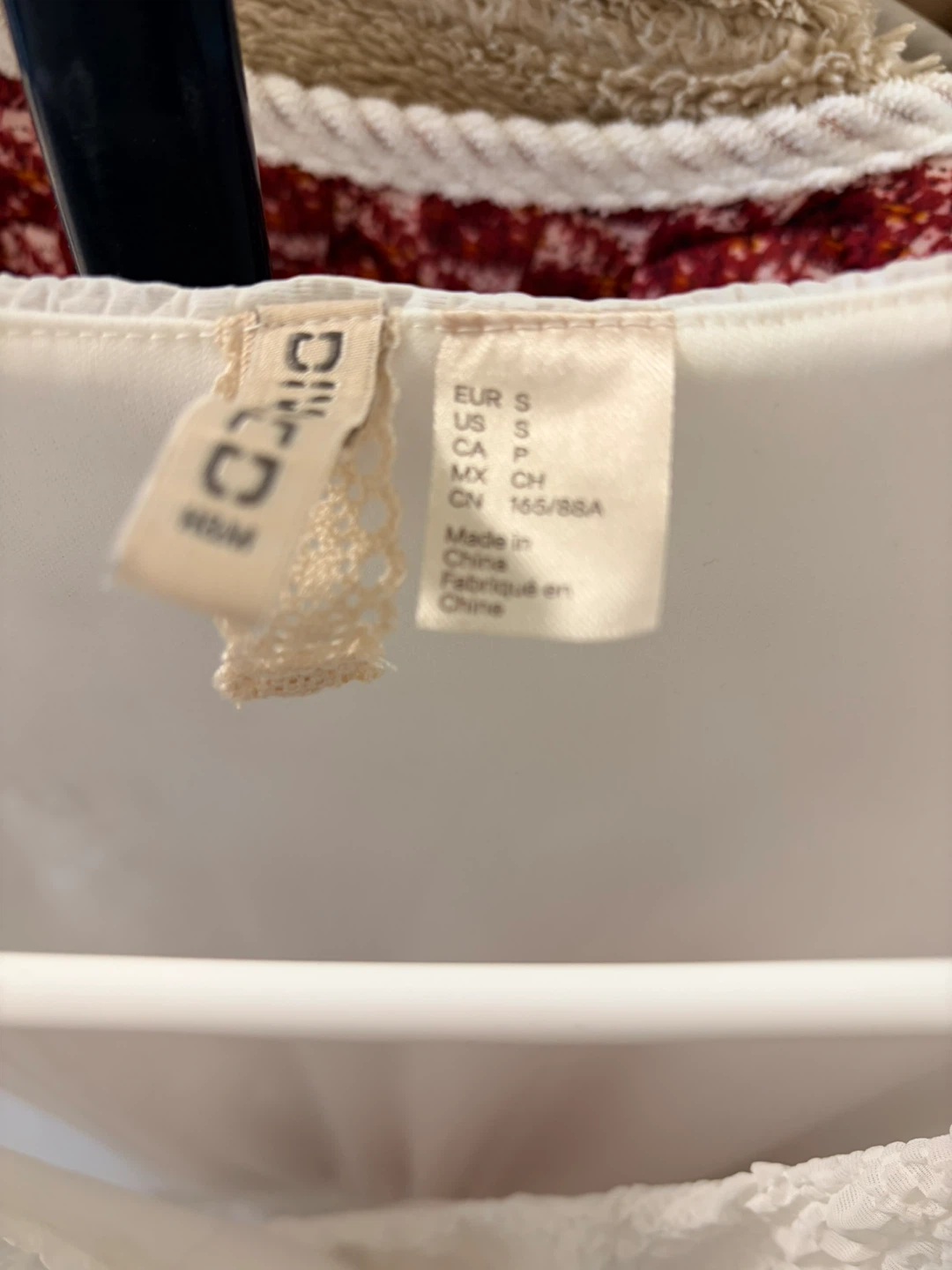 H&M White Textured V-Neck Dress - Size S - photo 2