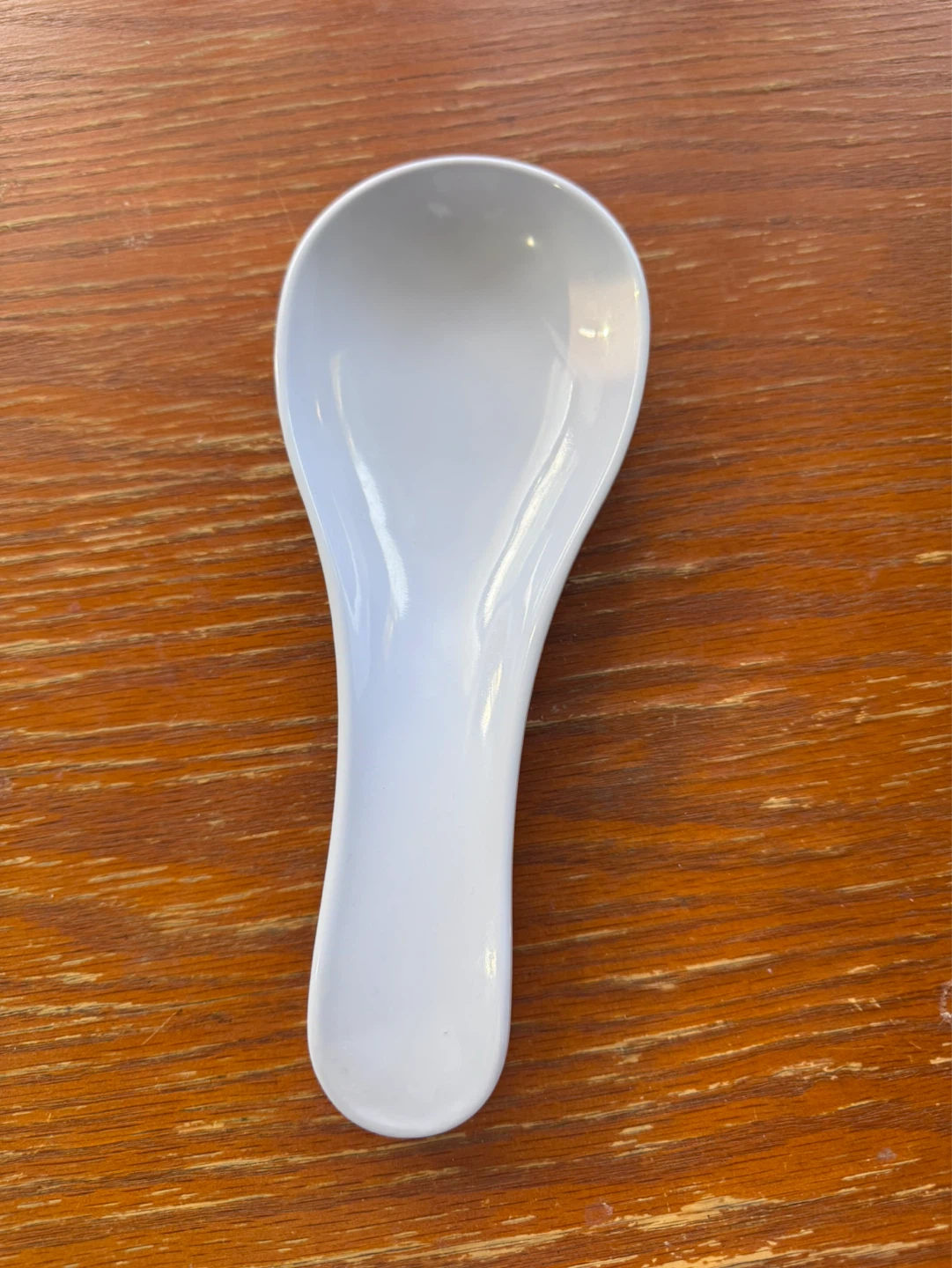 White Milamine Serving Spoon