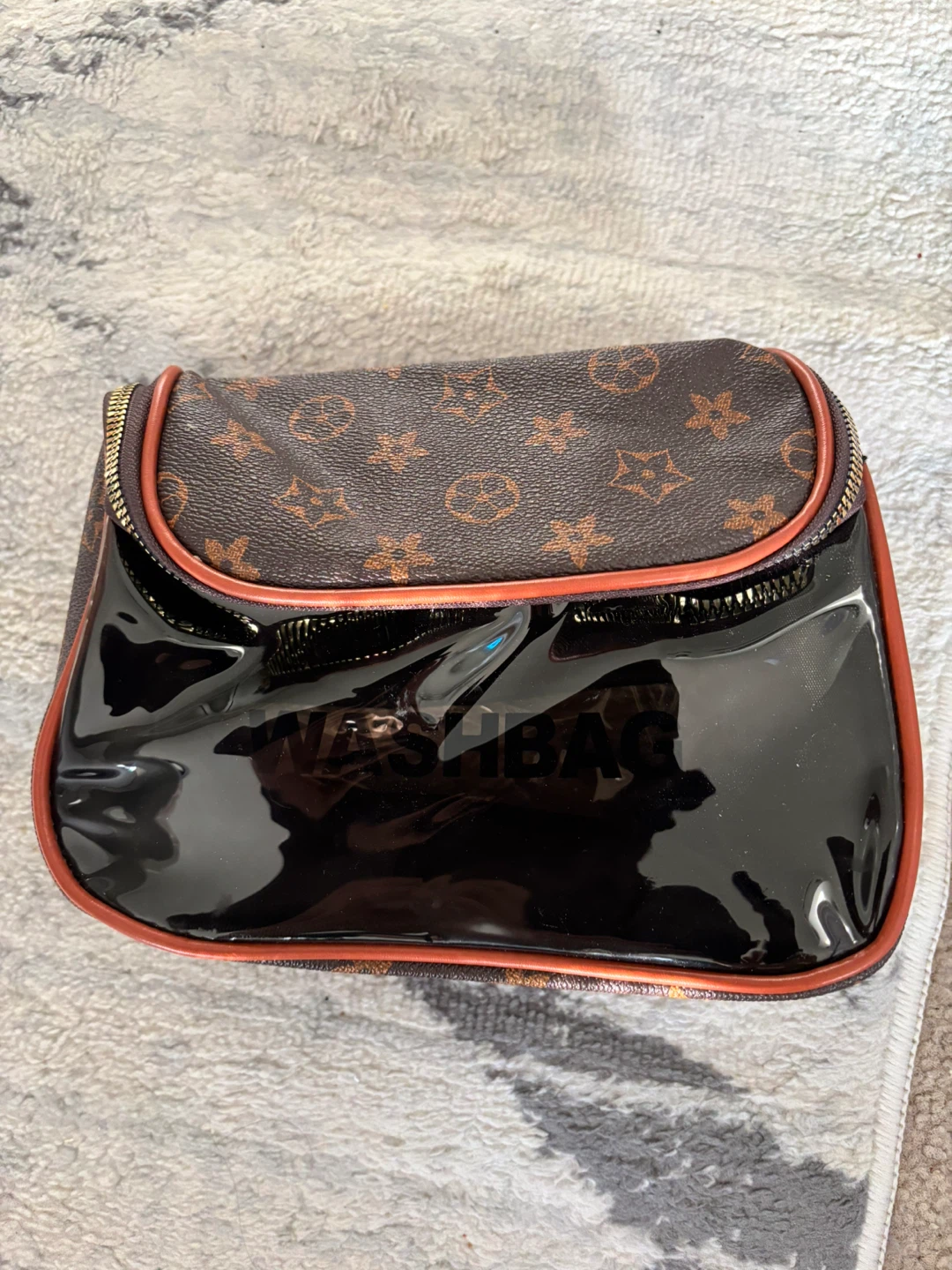 Brown Monogram makeup bag