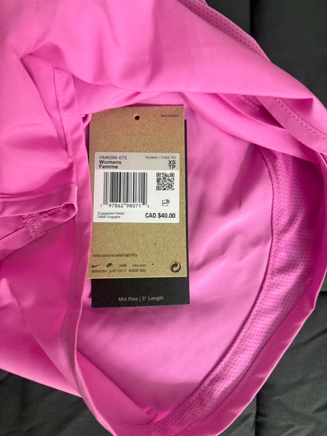 Nike Tempo Women's Running Shorts XS Pink - photo 3