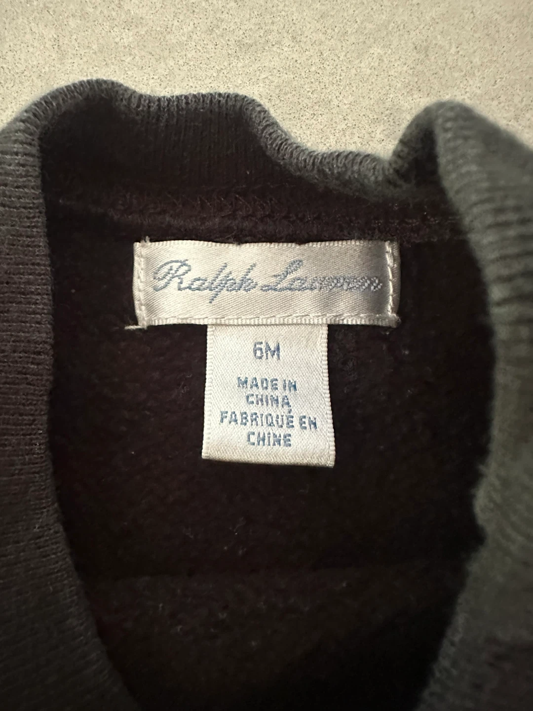 Ralph Lauren Polo Bear Sweatshirt - Black - 6 Months - photo 5