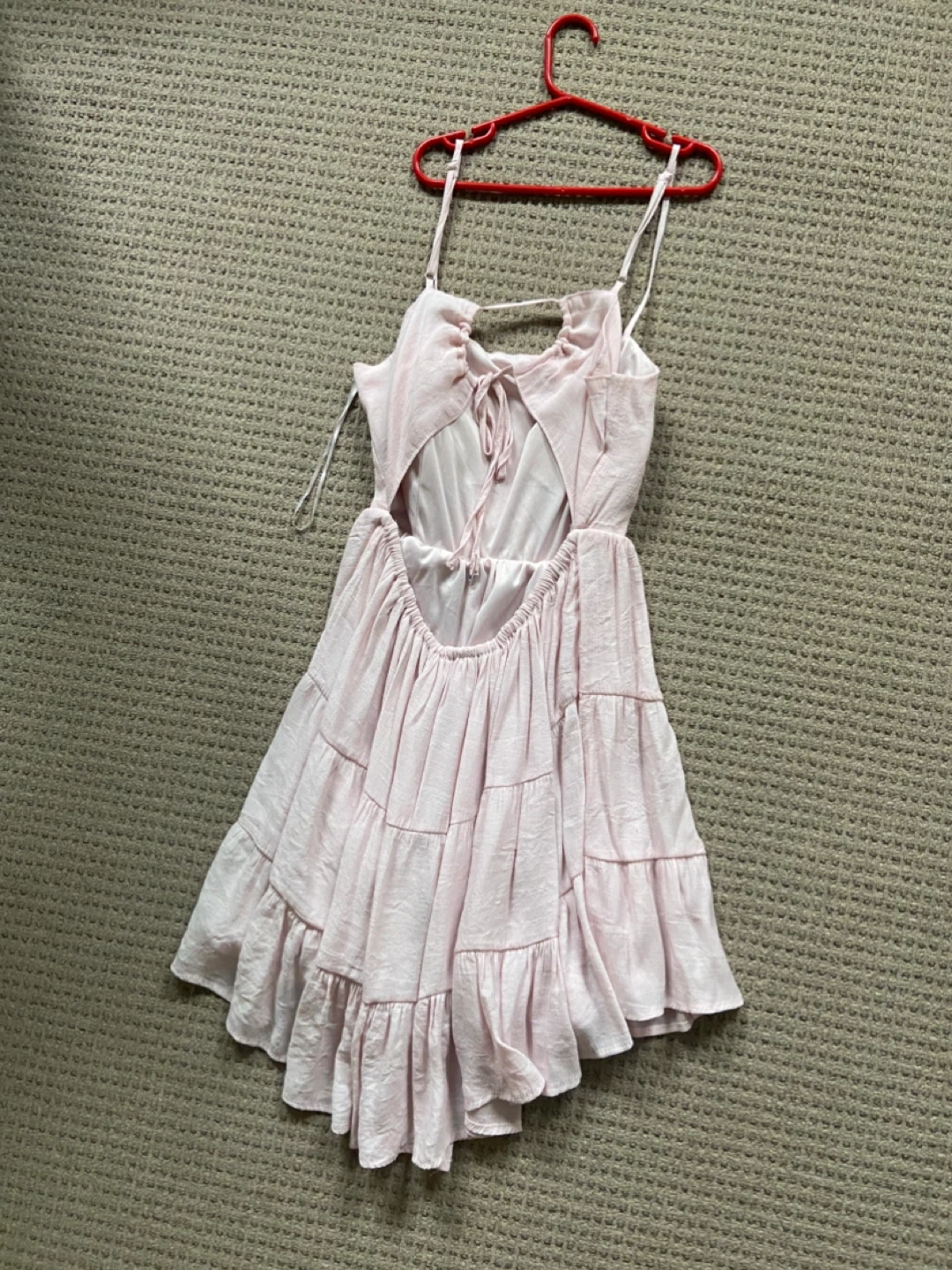 Pink Tiered Mini Dress - photo 2