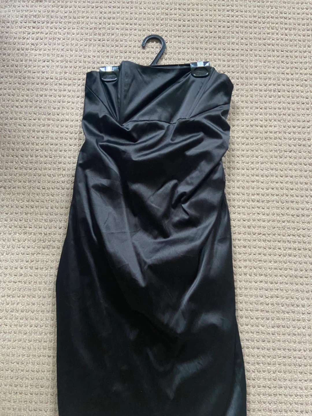 Black Strapless Dress