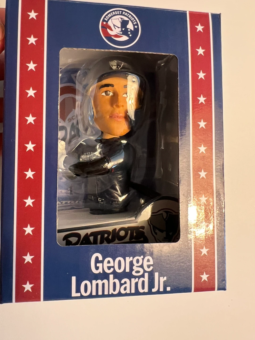 Somerset Patriots George Lombard Jr. Bobblehead - photo 2