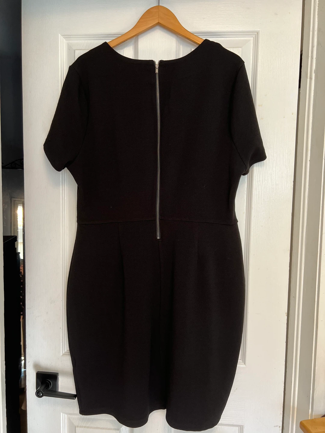 (New) Jessica Simpson Black Embellished Collar Dress - Size 2X - photo 2