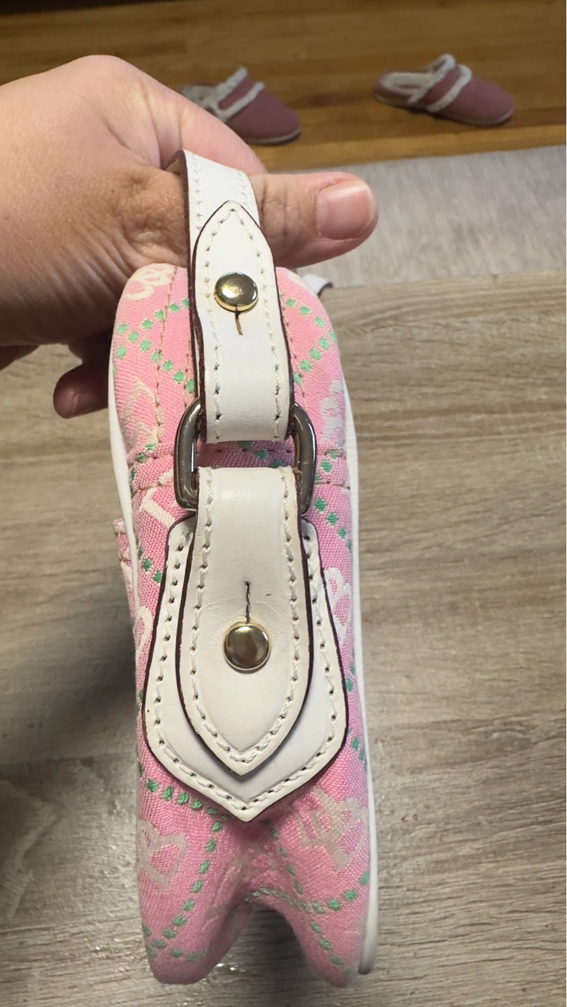 Pink Dooney & Bourke Monogram Crossbody Bag - photo 4
