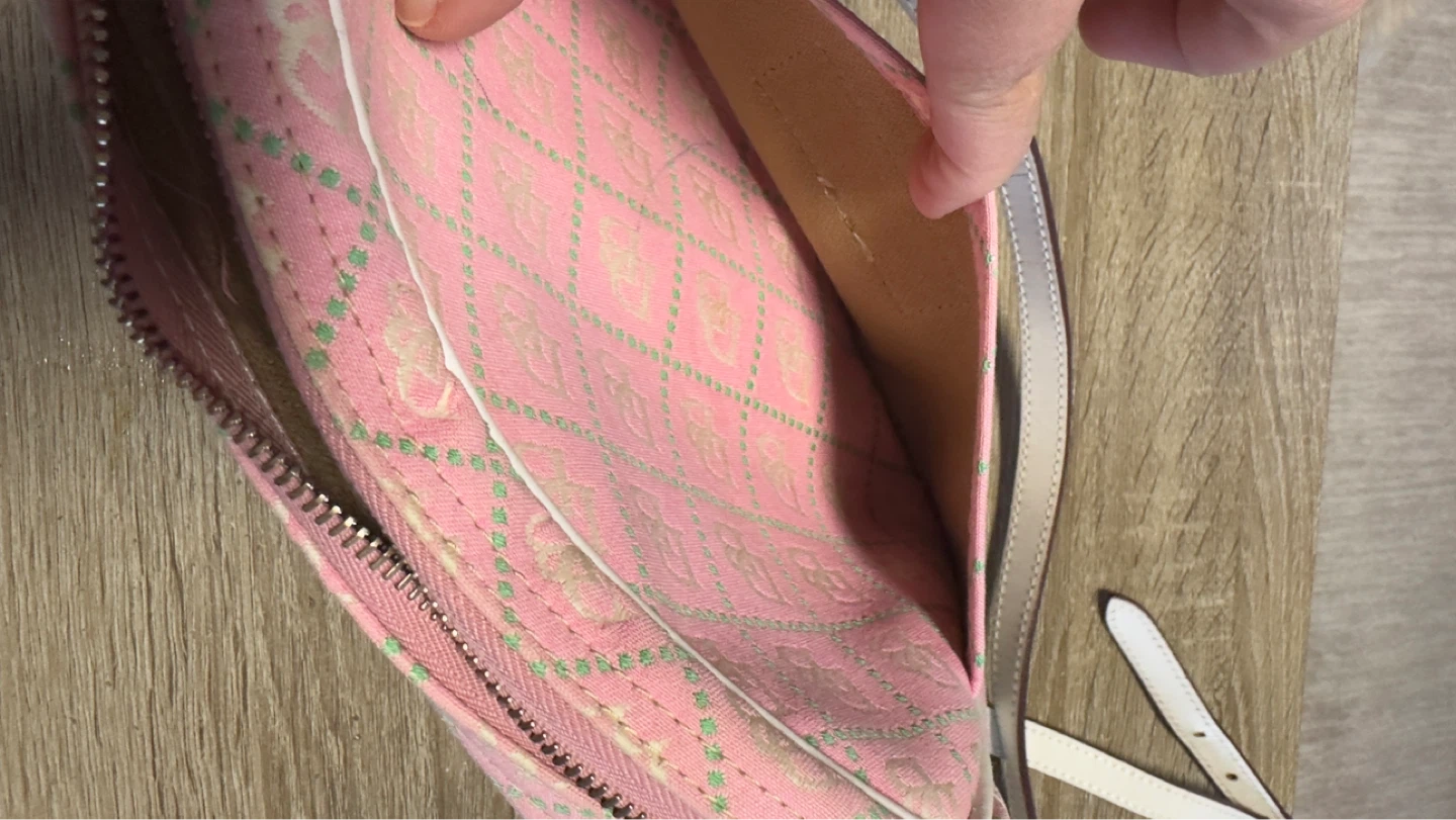 Pink Dooney & Bourke Monogram Crossbody Bag - photo 5