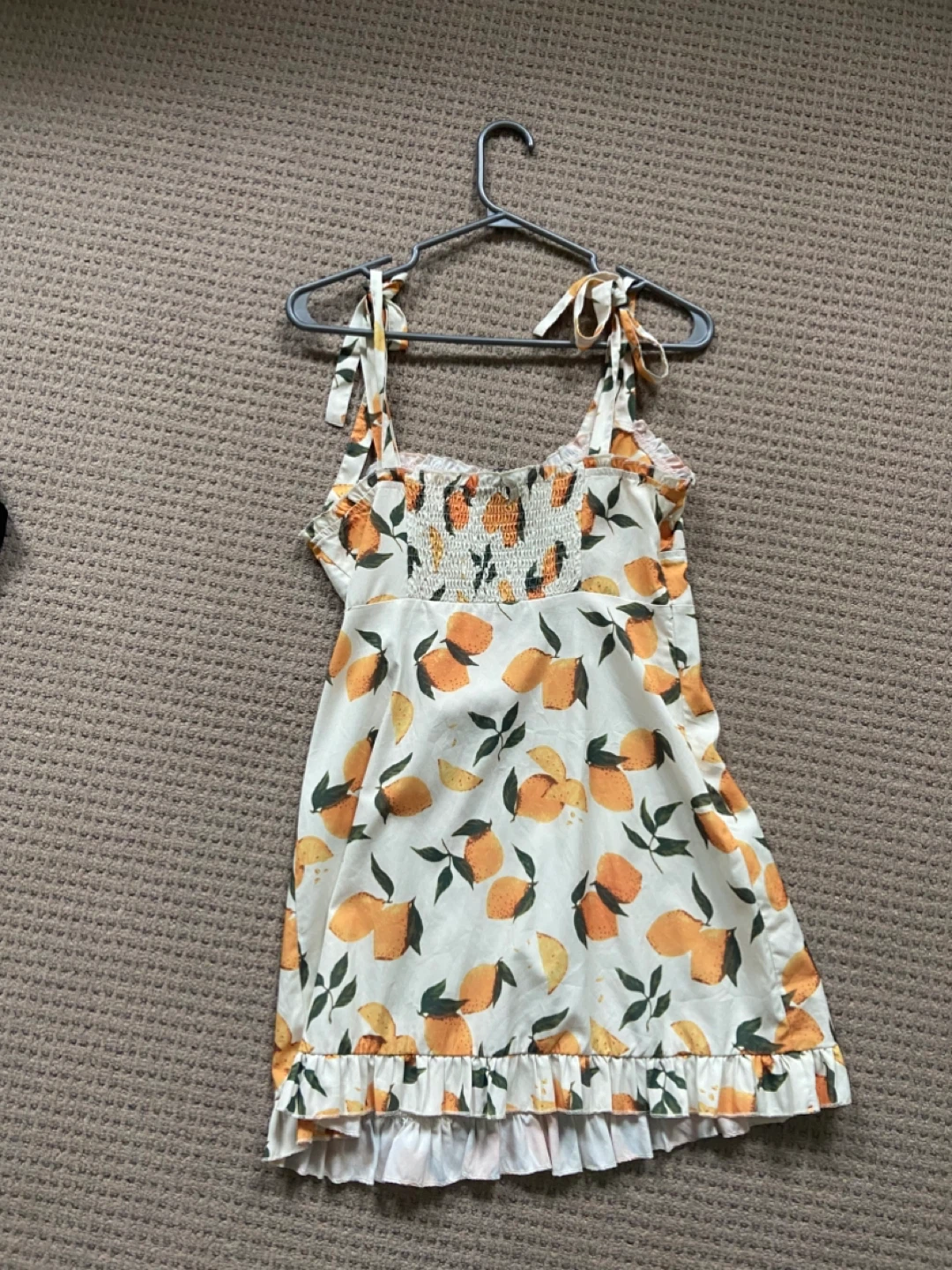 Orange Print Sundress - photo 2