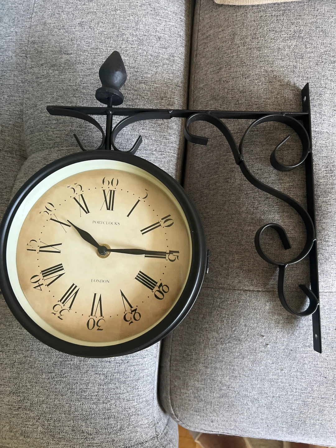 Portclocks London Double-Sided Station Clock
