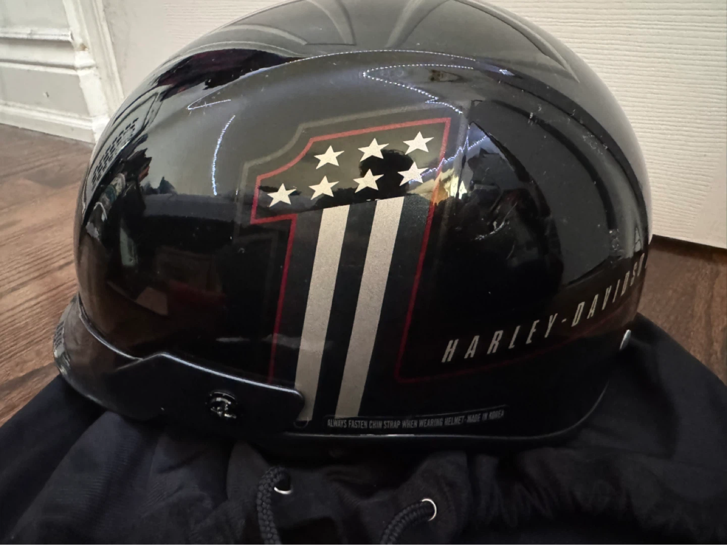 Harley-Davidson #1 Sunshield Helmet (Black) (Large) - photo 4