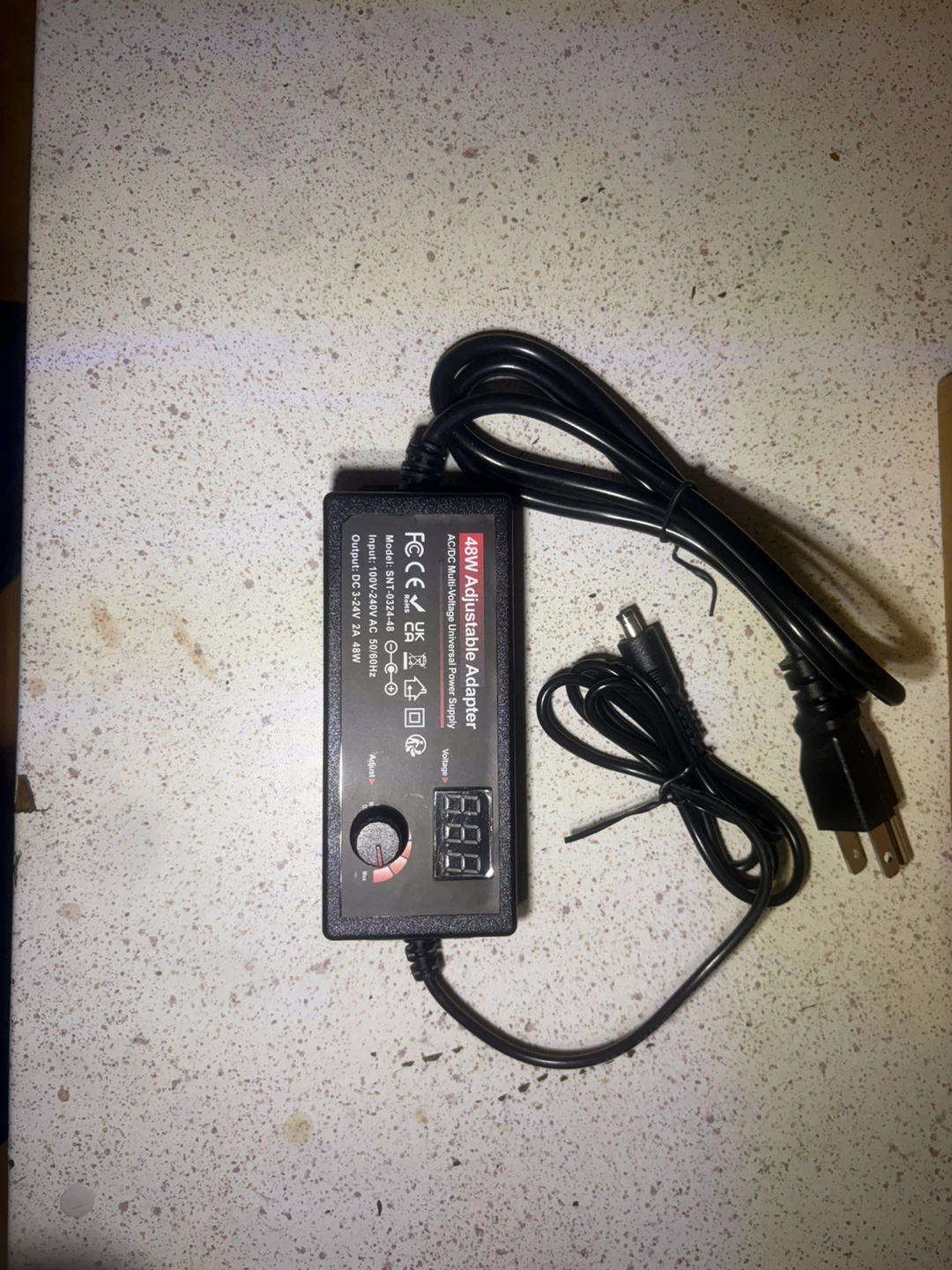 48W Adjustable AC/DC Universal Power Supply Adapter - photo 2
