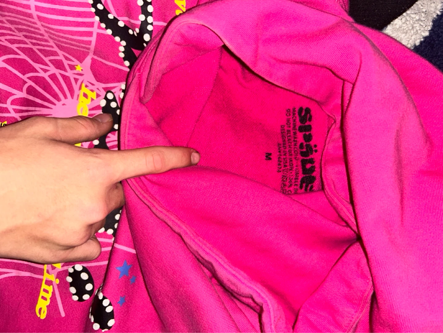 Pink Spiderweb Hoodie - photo 2